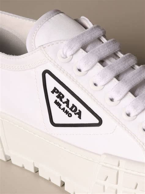 prada chunky sneaker|prada white sneakers women's.